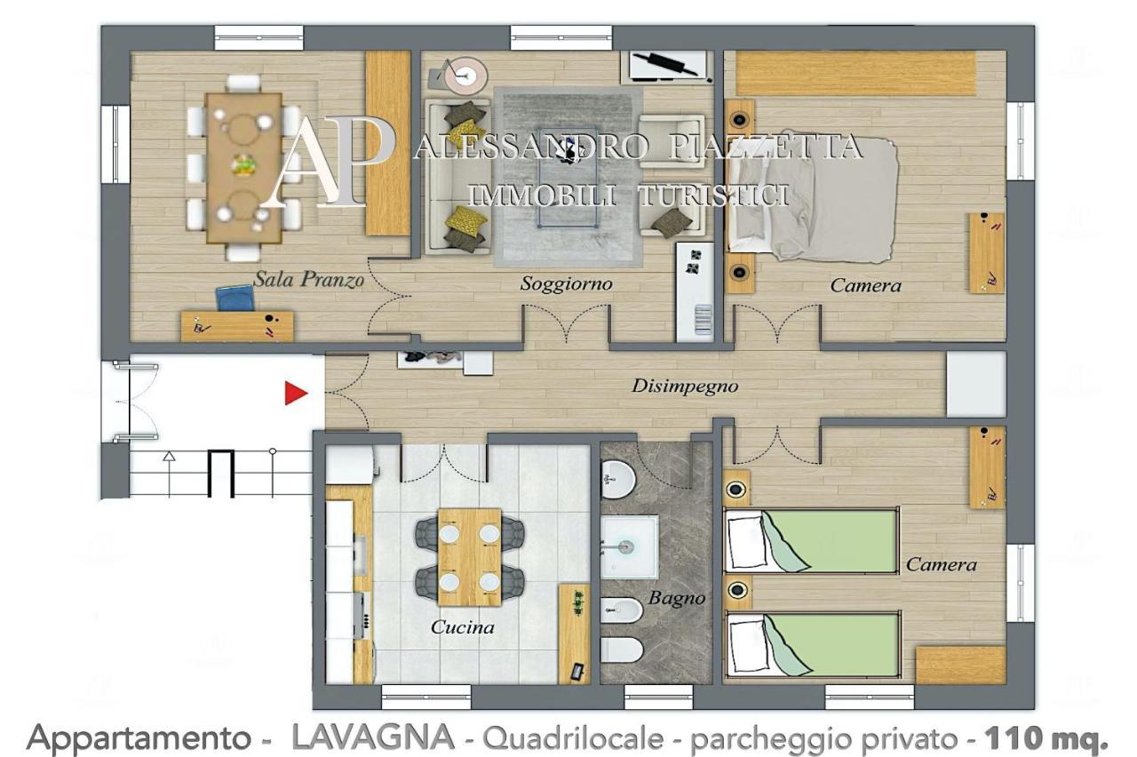 Apartament Casa Ceo Lavagna Zewnętrze zdjęcie